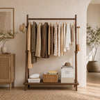 Clothes Rack — 3-in-1 with Triangular Base