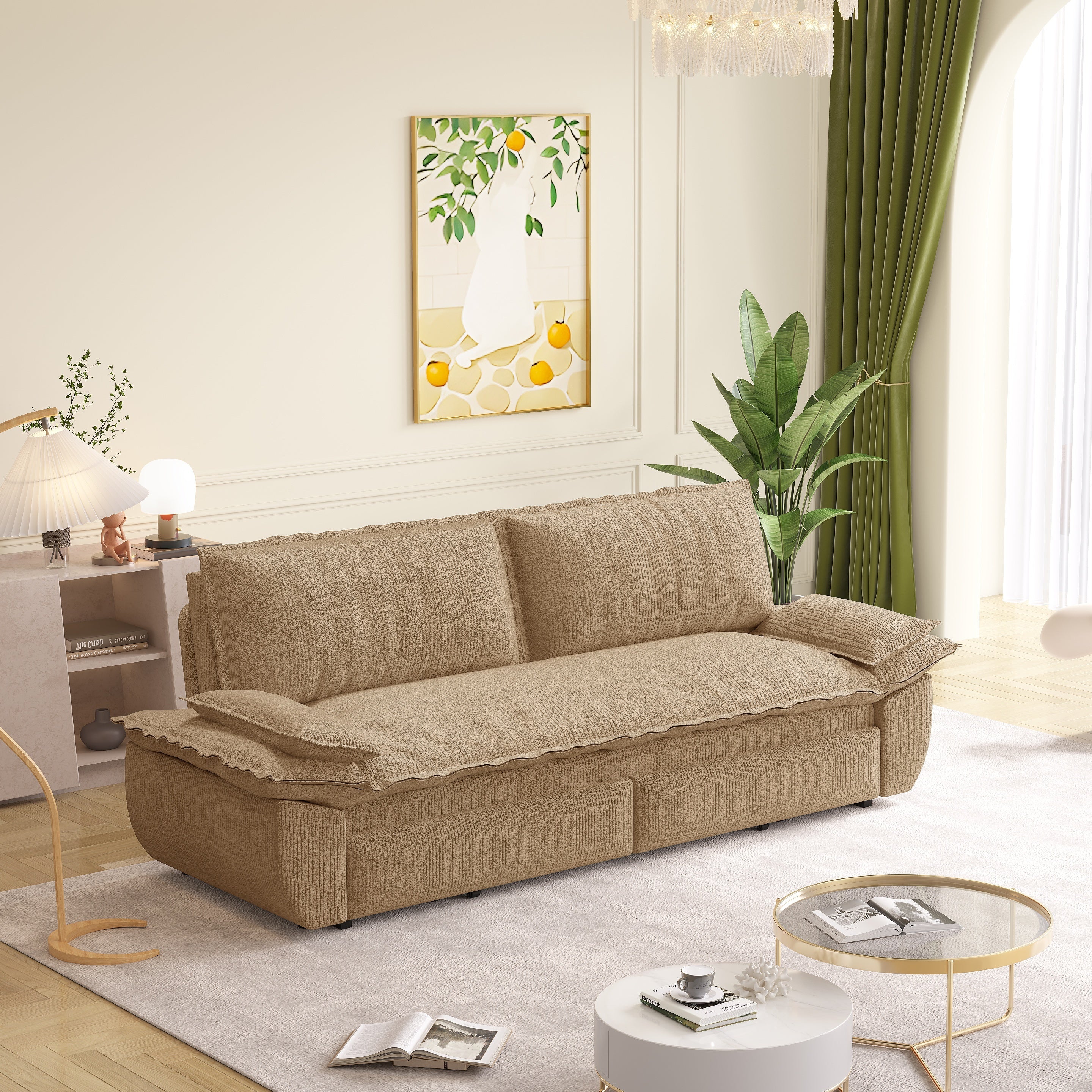 Sleeper Sofa Bed 3-in-1