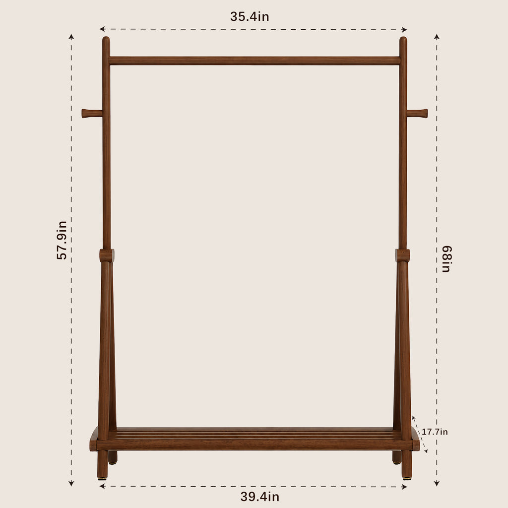 Clothes Rack — 3-in-1 with Triangular Base