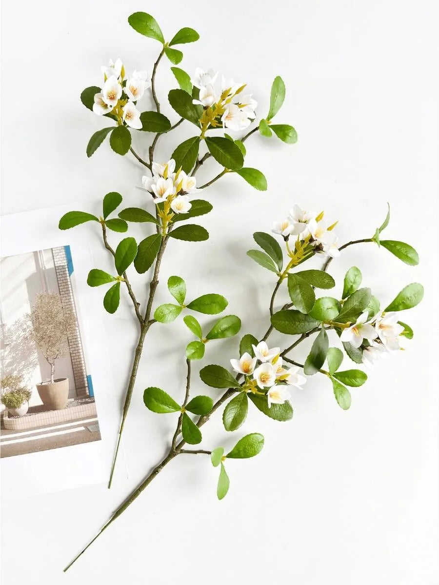 Artificial Hawthorn Flowers Fake Flowers for Wall Living Room Bedroom Wedding Party Decor Tabletop Filler Home Desktop Decor