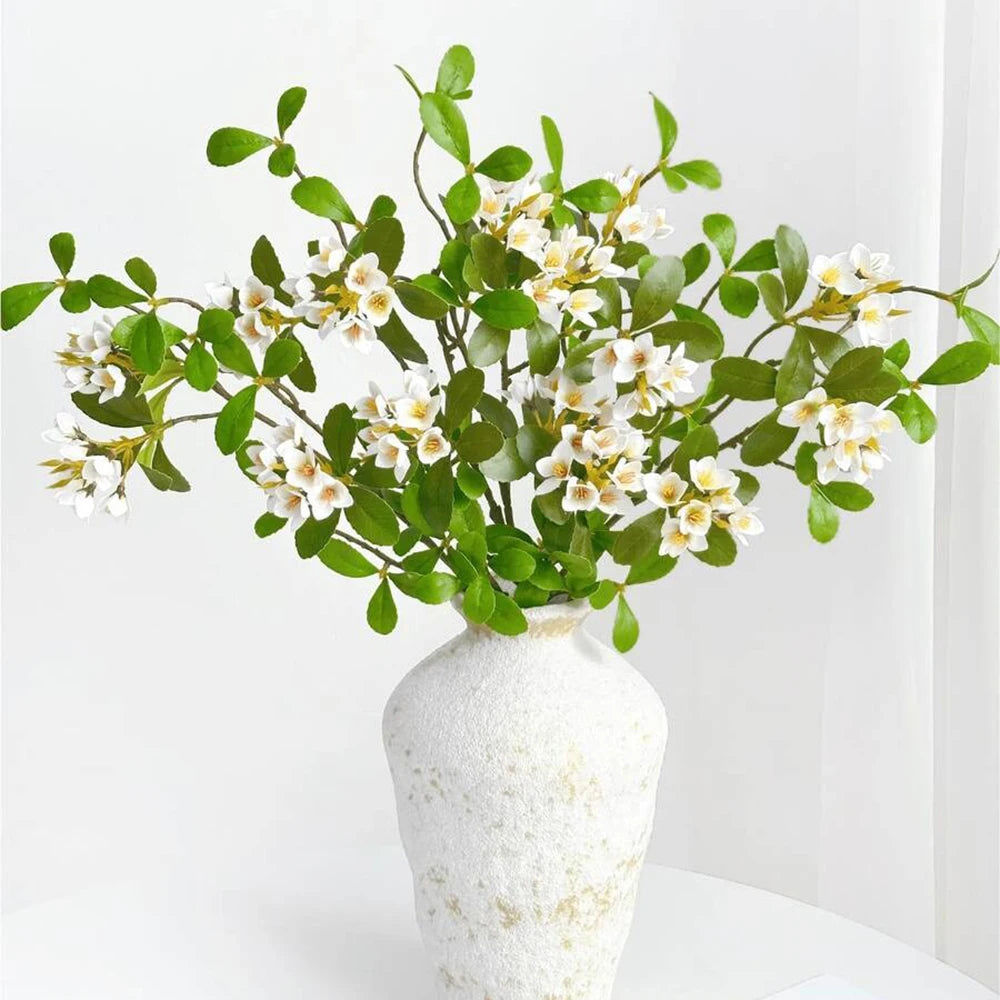 Artificial Hawthorn Flowers Fake Flowers for Wall Living Room Bedroom Wedding Party Decor Tabletop Filler Home Desktop Decor