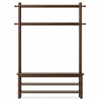 Hall Tree with Shoe Bench — 11 Hooks