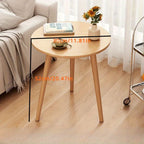 Sofa side table, living room, household table, small coffee table, modern and minimalist small round table, creative side table