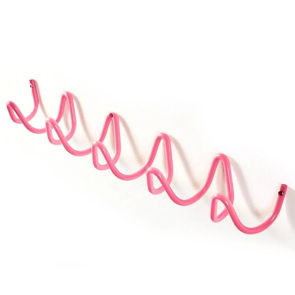 Creative Wave Shape Wave Coat Racks Interior Furniture Metal Wall Organizer Coat Hanger Home